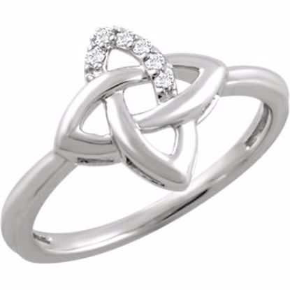 651779:60000:P Sterling Silver .06 CTW Diamond Ring