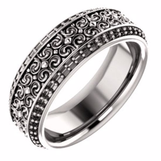 122401:6000:P 14kt White 3/8 CTW Diamond Eternity Band