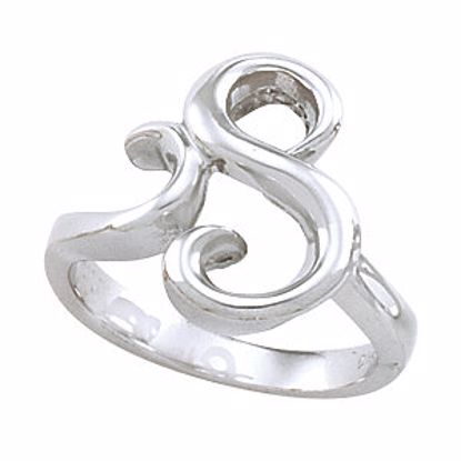 5808:122624:P Sterling Silver Freeform Ring