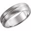 51347:2027:P Platinum 5mm Grooved Band Size 7