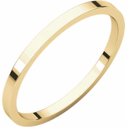 F4.5:910:P 14kt Yellow 1.5mm Flat Band