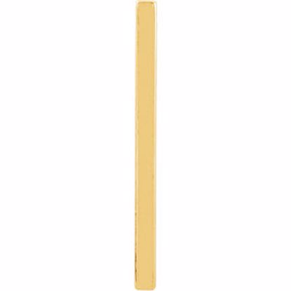 51517:60000:P 14kt Yellow Vertical Bar Pendant