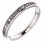 122534:60004:P 14kt White 1/5 CTW Diamond Eternity Band Size 6