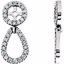 85763:60003:P Platinum 1/3 CTW Diamond Earring Jackets