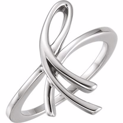51510:105:P Platinum Freeform Ring