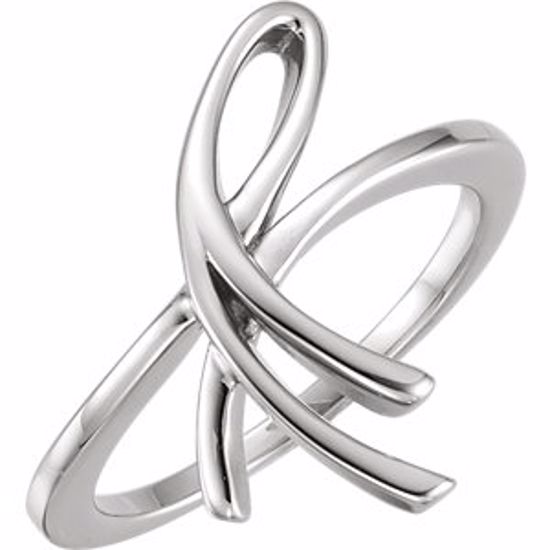 51510:105:P Platinum Freeform Ring