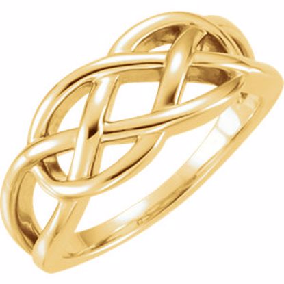51512:102:P 14kt Yellow Freeform Ring