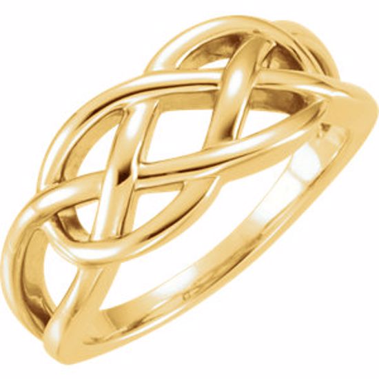 51512:102:P 14kt Yellow Freeform Ring