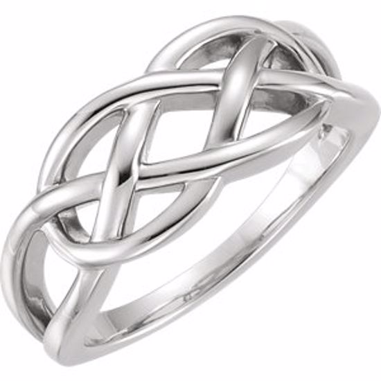 51512:105:P Platinum Freeform Ring