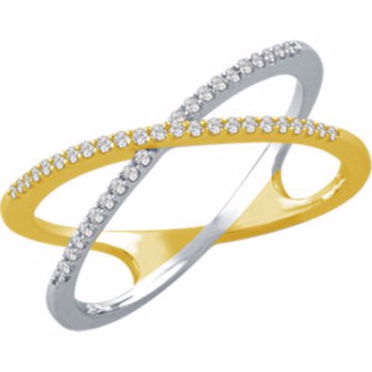 651752:60003:P 14kt Yellow & White 1/6 CTW Diamond Ring