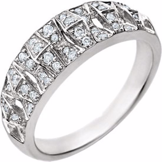 651894:60000:P 14kt White 1/4 CTW Diamond Ring