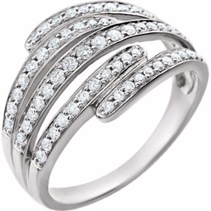 651898:60000:P 14kt White 1/2 CTW Diamond Ring