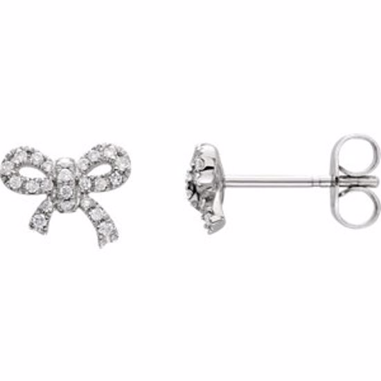 651935:60000:P 14kt White 1/5 CTW Diamond Earrings