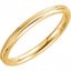 51539:122:P 14kt Yellow 2mm Comfort Fit Milgrain Band Size 8.5