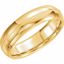 51539:214:P 14kt Yellow 6mm Comfort Fit Milgrain Band Size 9.5