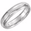 51539:174:P 14kt White 5mm Comfort Fit Milgrain Band Size 12