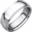 IRE12:204:P 14kt White 6mm Comfort Fit Edge Band 