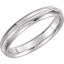 51539:131:P 14kt White 4mm Comfort Fit Milgrain Band Size 5.5