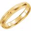 51540:152:P 14kt Yellow 4mm Knife Edge Comfort Fit Milgrain Band Size 8.5