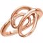 51523:103:P 14kt Rose Freeform Ring