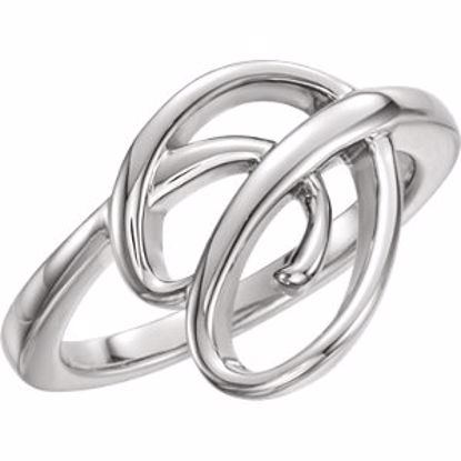 51523:105:P Platinum Freeform Ring