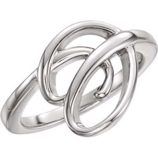 51523:105:P Platinum Freeform Ring