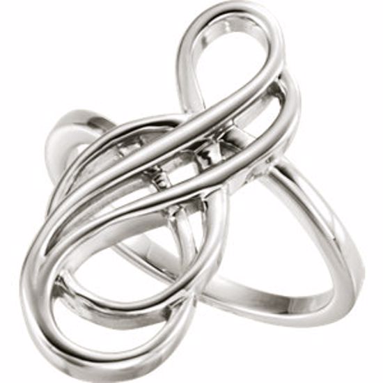 51521:105:P Platinum Freeform Ring