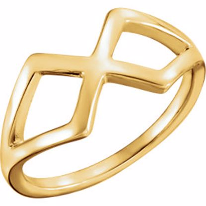 51546:102:P 14kt Yellow Freeform Ring