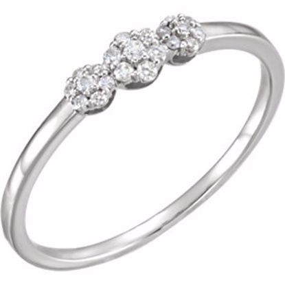 651931:60000:P 14kt White 1/10 CTW Diamond Ring