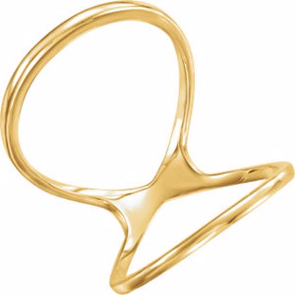 651942:60000:P 14kt Yellow Freeform Ring