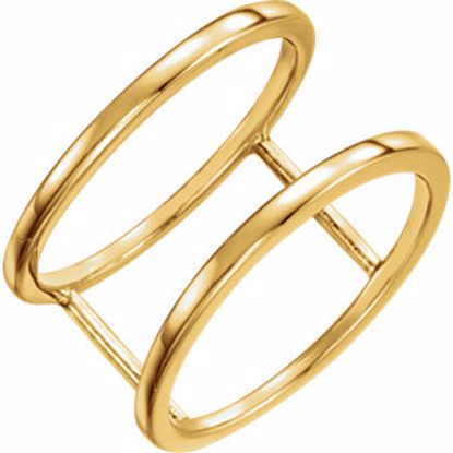 651944:60000:P 14kt Yellow Freeform Ring Size 7