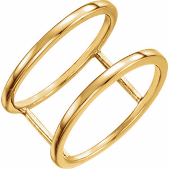 651944:60000:P 14kt Yellow Freeform Ring Size 7