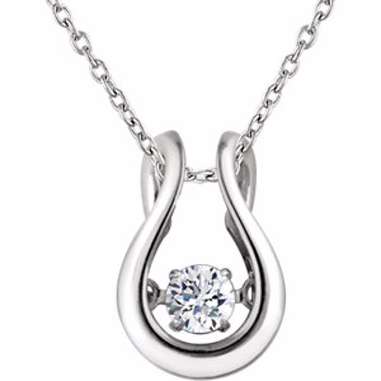 651984:60000:P 14kt White 1/6 CTW Diamond Mystara® 18" Necklace