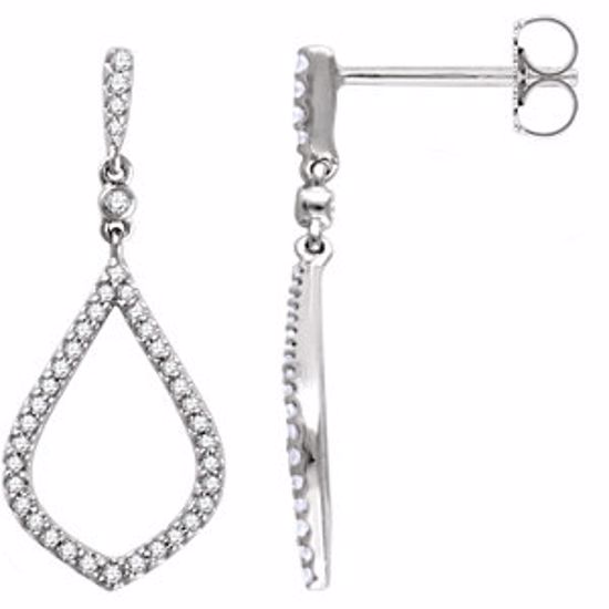 651981:60000:P 14kt White 1/4 CTW Diamond Earrings