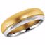 51344:2005:P 14kt Yellow & White 6mm Band Size 9