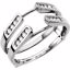 651357:100:P 14kt White 1/2 CTW Diamond Ring Guard