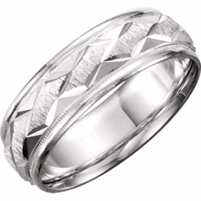 122734:6001:P 14kt White 3/4 CTW Diamond Anniversary Ring