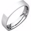 SQR9:2001:P 10kt White 4mm Square Comfort Fit Band