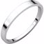 FT4:3000:P Platinum 2.5mm Flat Tapered Band