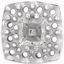 86287:6003:P Platinum 1/2 CTW Diamond Earrings