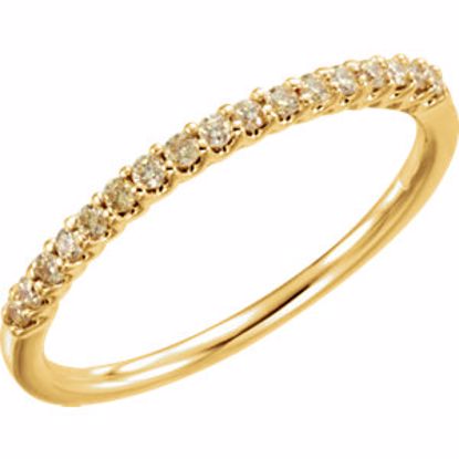 651988:60001:P 14kt Yellow 1/6 CTW Yellow Diamond Stackable Ring