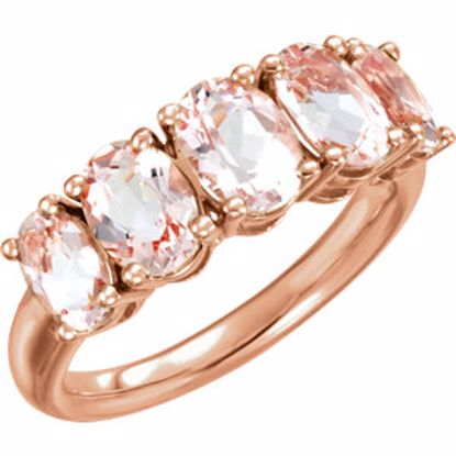 652022:60000:P 14kt Rose Morganite Ring