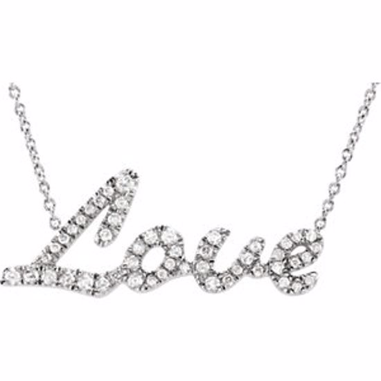 651939:60000:P 14kt White 1/5 CTW Diamond 18" Necklace