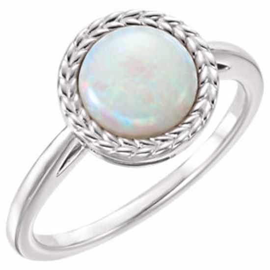 71804:60003:P Platinum Opal Ring