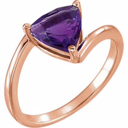 71803:6002:P 14kt Rose Amethyst Ring