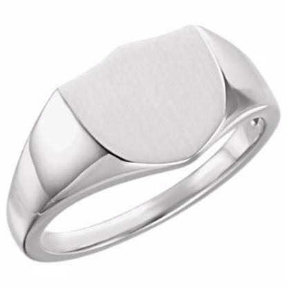 51553:105:P Platinum 11mm Shield Ring