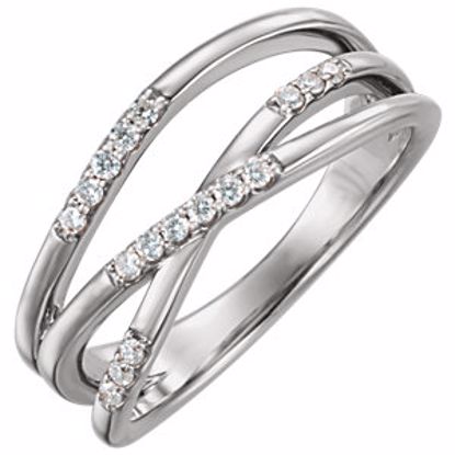 122776:6003:P Platinum 1/6 CTW Diamond Ring