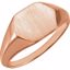 51554:103:P 14kt Rose Signet Ring