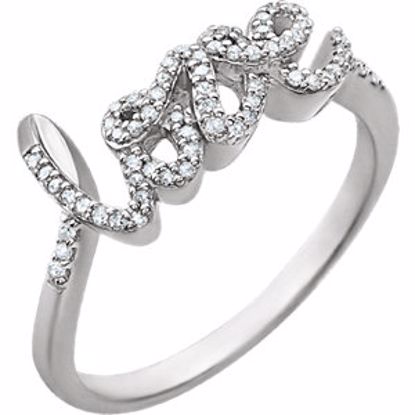 652037:60000:P 14kt White 1/6 CTW Diamond Ring