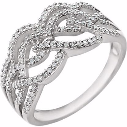 652039:60000:P 14kt White 1/3 CTW Diamond Ring